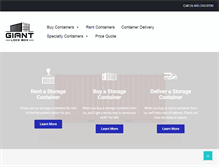 Tablet Screenshot of giantlockbox.com